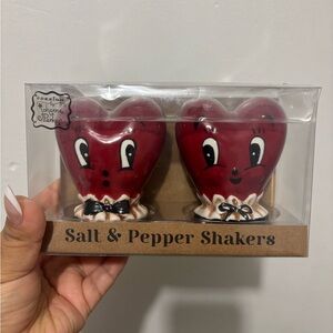 Johanna Parker Heart Salt & Pepper Shakers